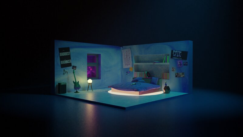 Bedroom Diorama