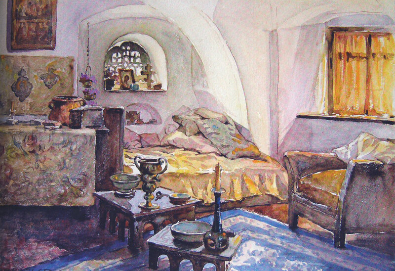 Bedroom Interior Painting — Yellow