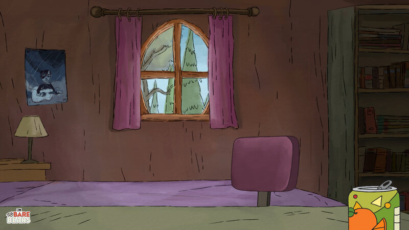 Bedroom Interior — Purple
