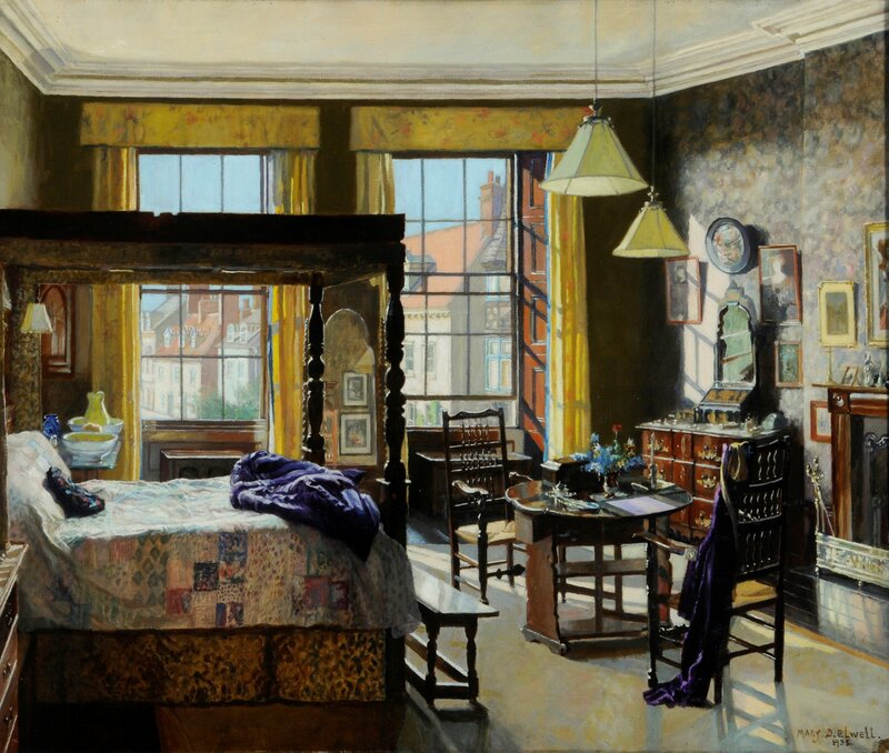 Bedroom Interior — Yellow