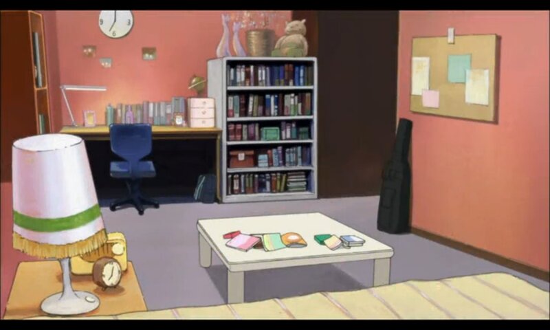 Bedroom with Desk and Bookshelf