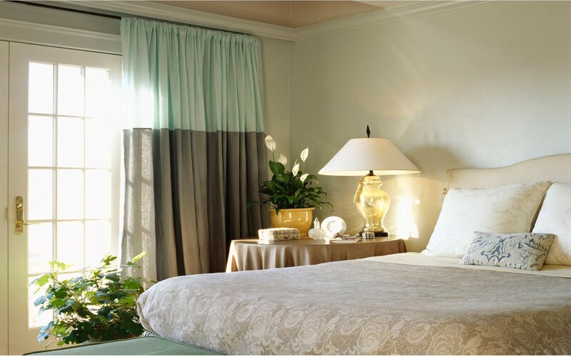 Bedroom with French door
