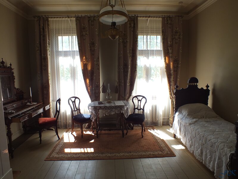 Bedroom with Furniture — Brown
