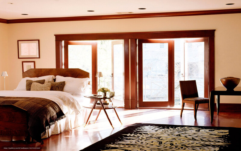 Bedroom with Large Windows