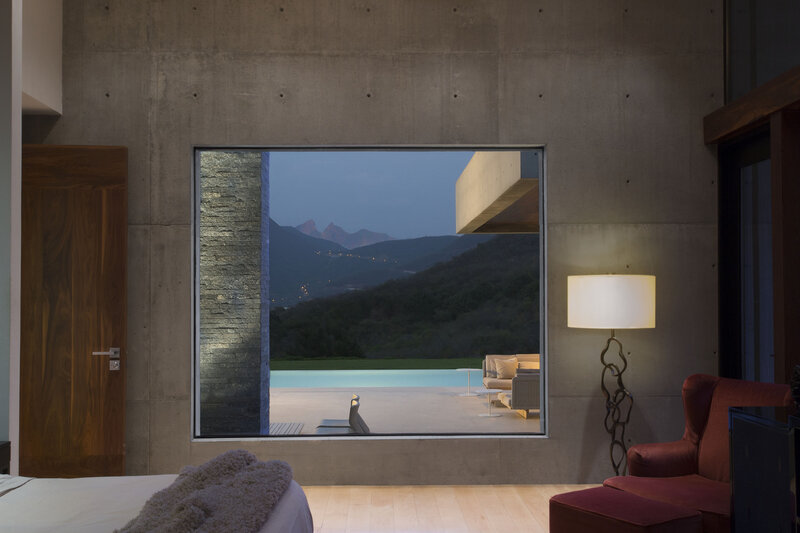 Bedroom with Mountain View — Gray