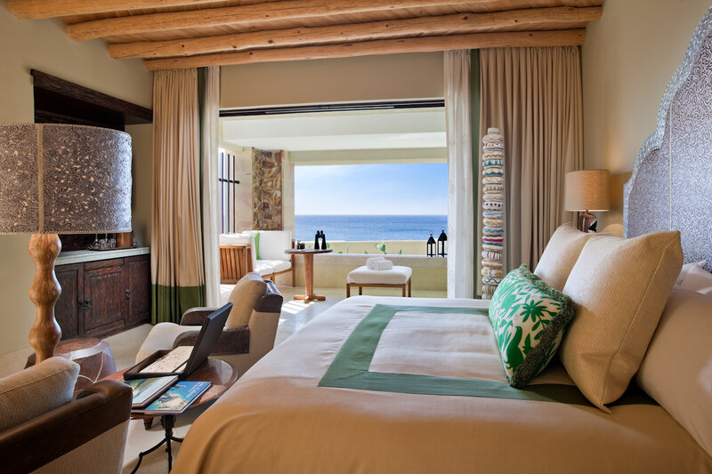 Bedroom with Ocean View — Beige, Serene, Afternoon
