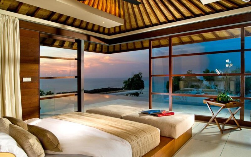 Bedroom with Ocean View — Beige