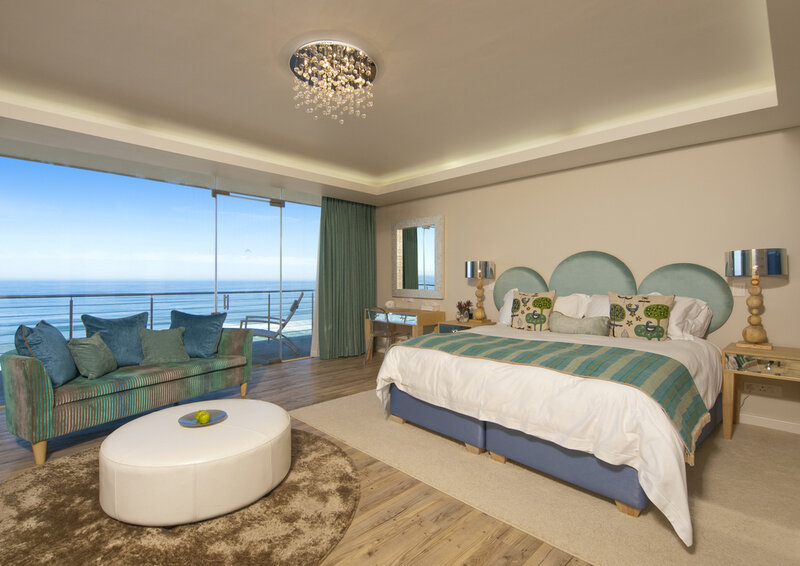 Bedroom with Ocean View — Blue