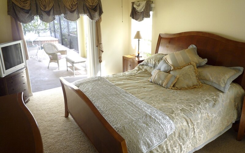 Bedroom with patio access