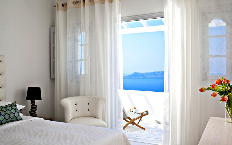 Bedroom with Sea View — White