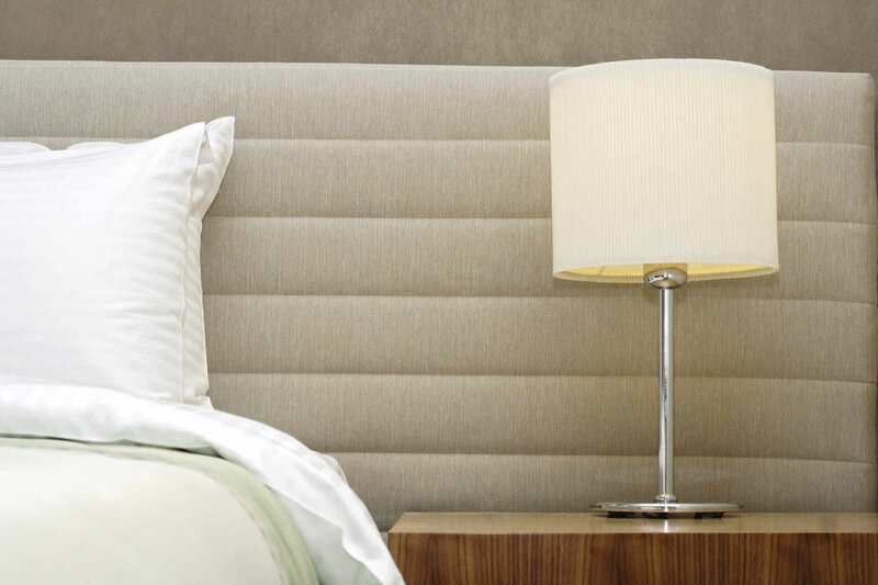 Bedside Lamp on Nightstand