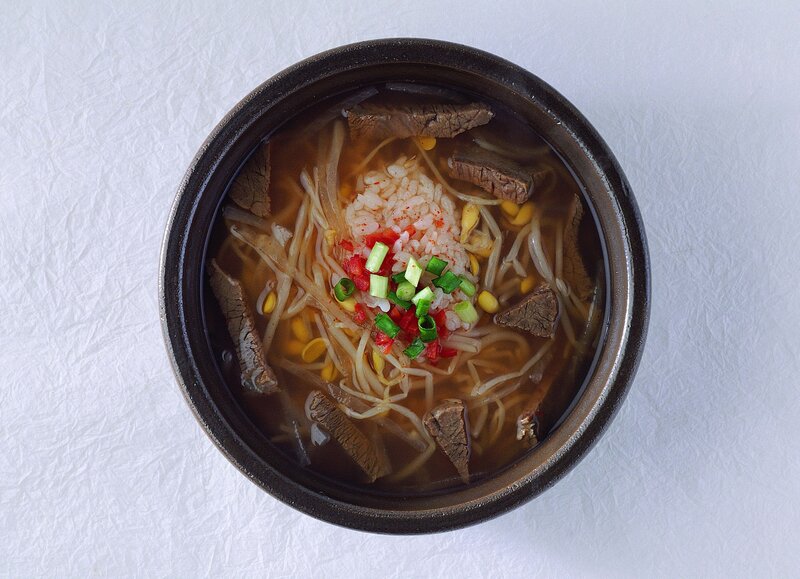 beef and rice soup