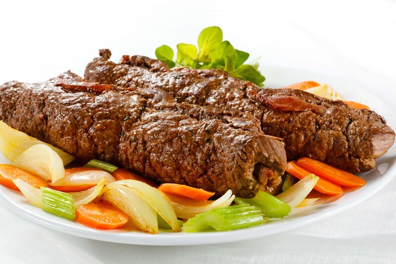 Beef roast with vegetables