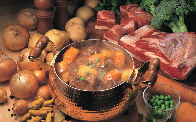 Beef Stew in a Pot