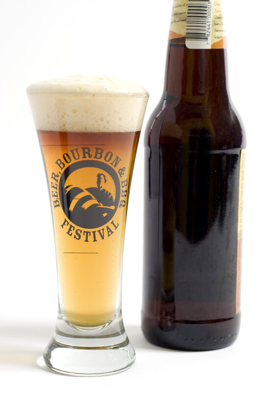 Beer and bottle at festival