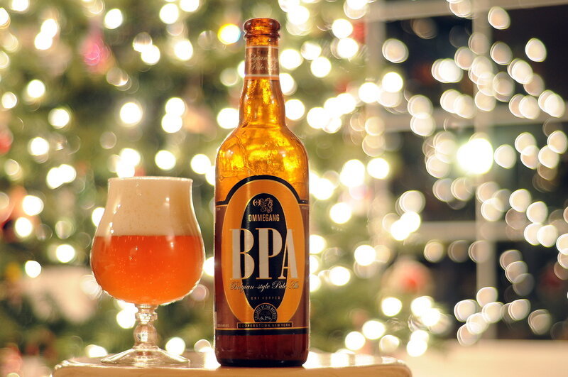 Beer Bottle and Glass — Gold