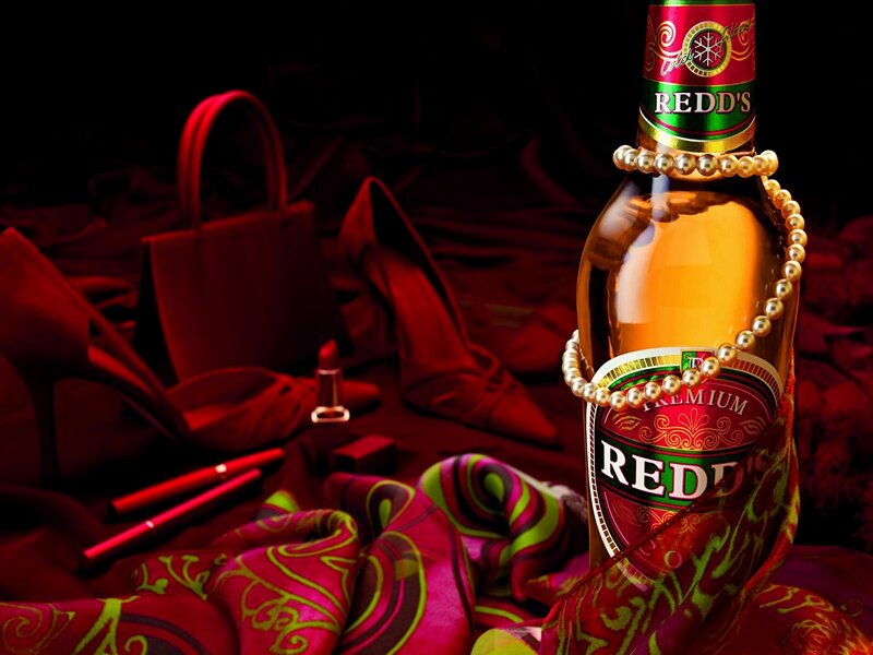 Beer Bottle with Pearls