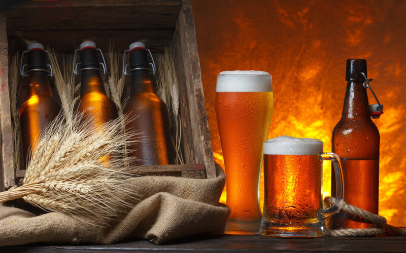 Beer Bottles and Glasses