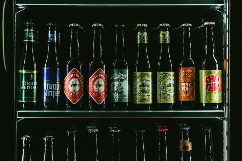 Beer Bottles in Cooler