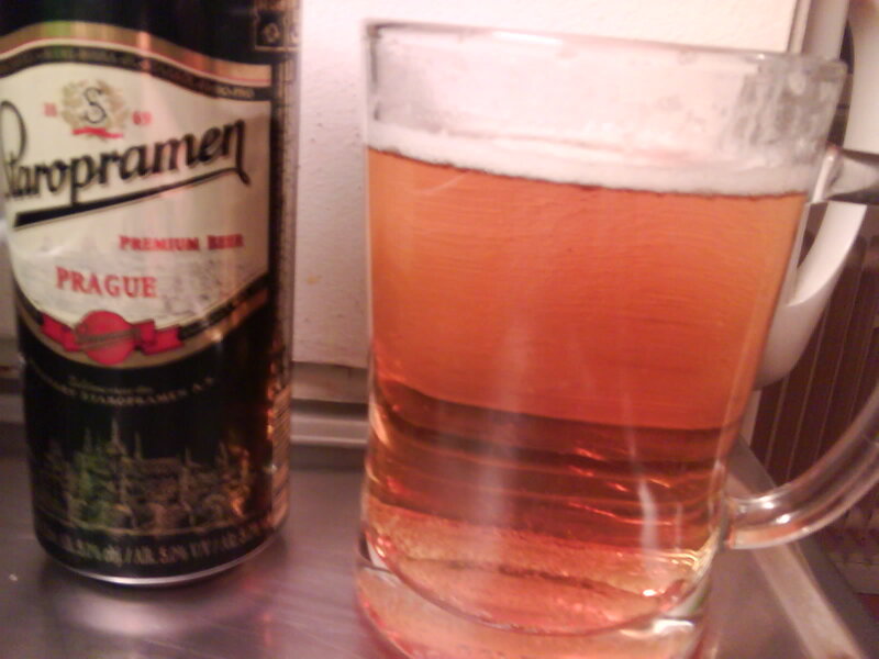 Beer Can and Glass