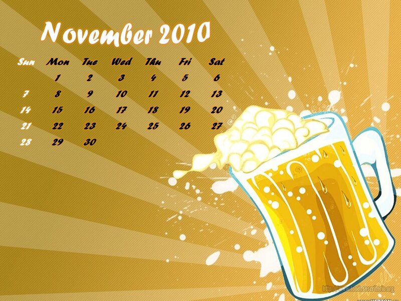 Beer Mug Calendar