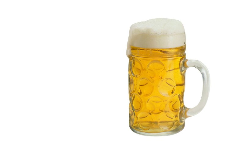 Beer Mug with Foam — Yellow