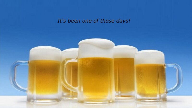 Beer Mugs in a Row