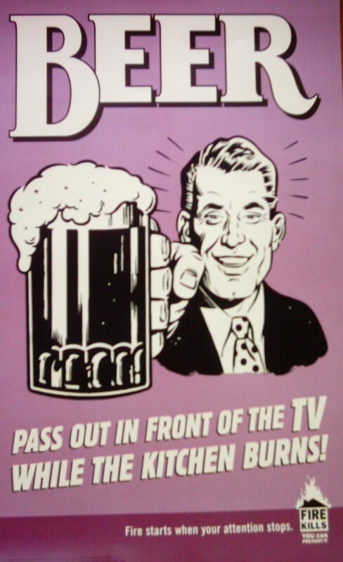 beer safety poster