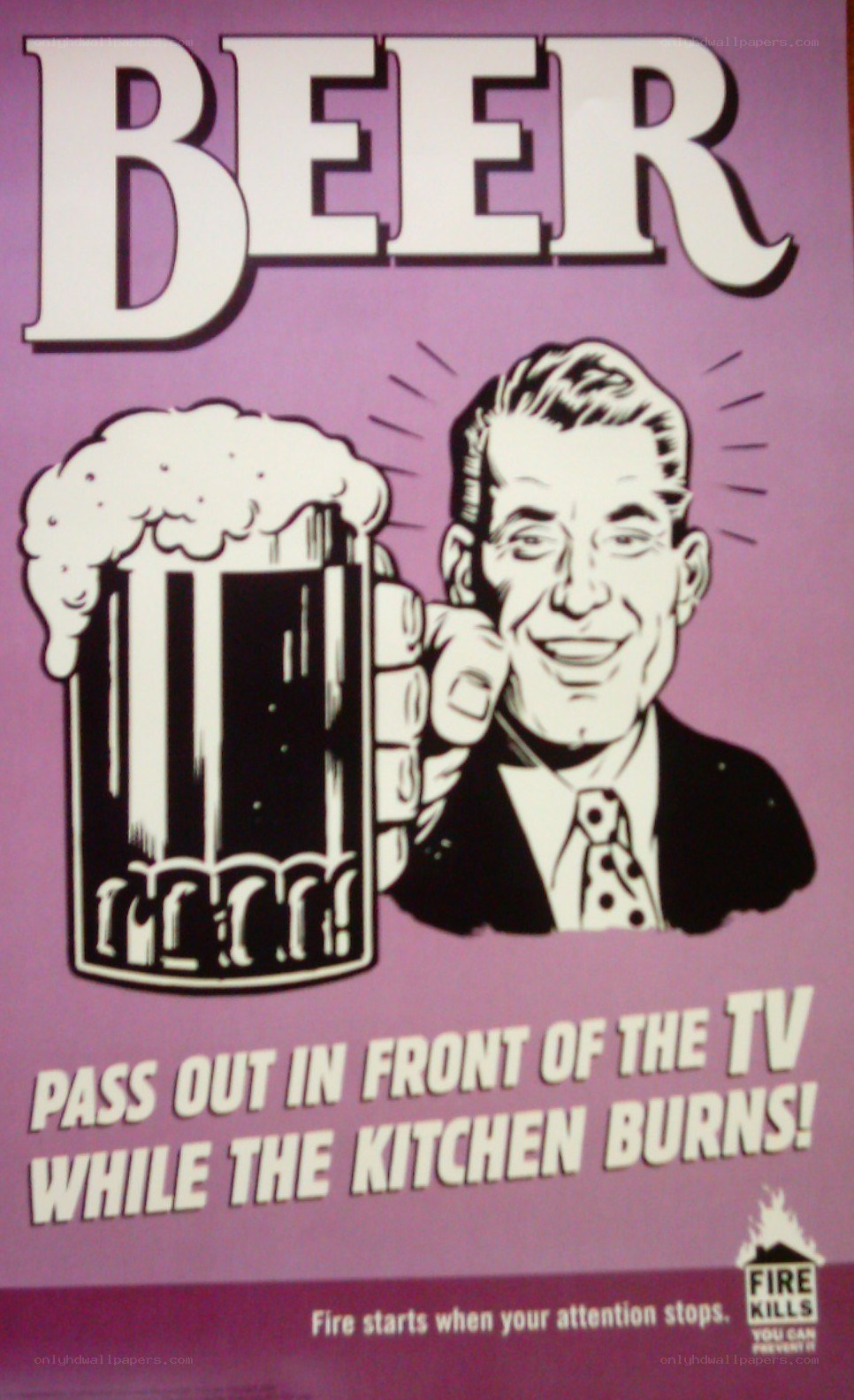 beer safety poster
