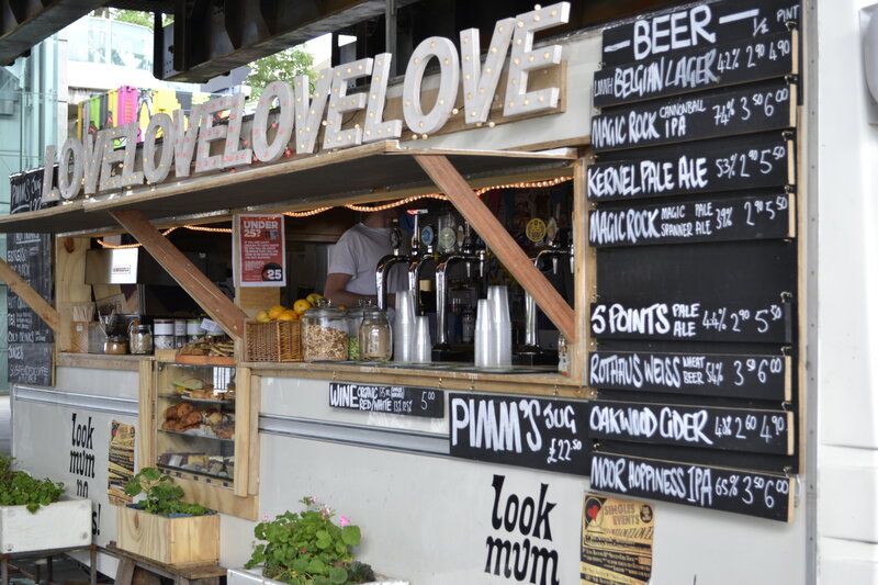 Beer Stall with Menu