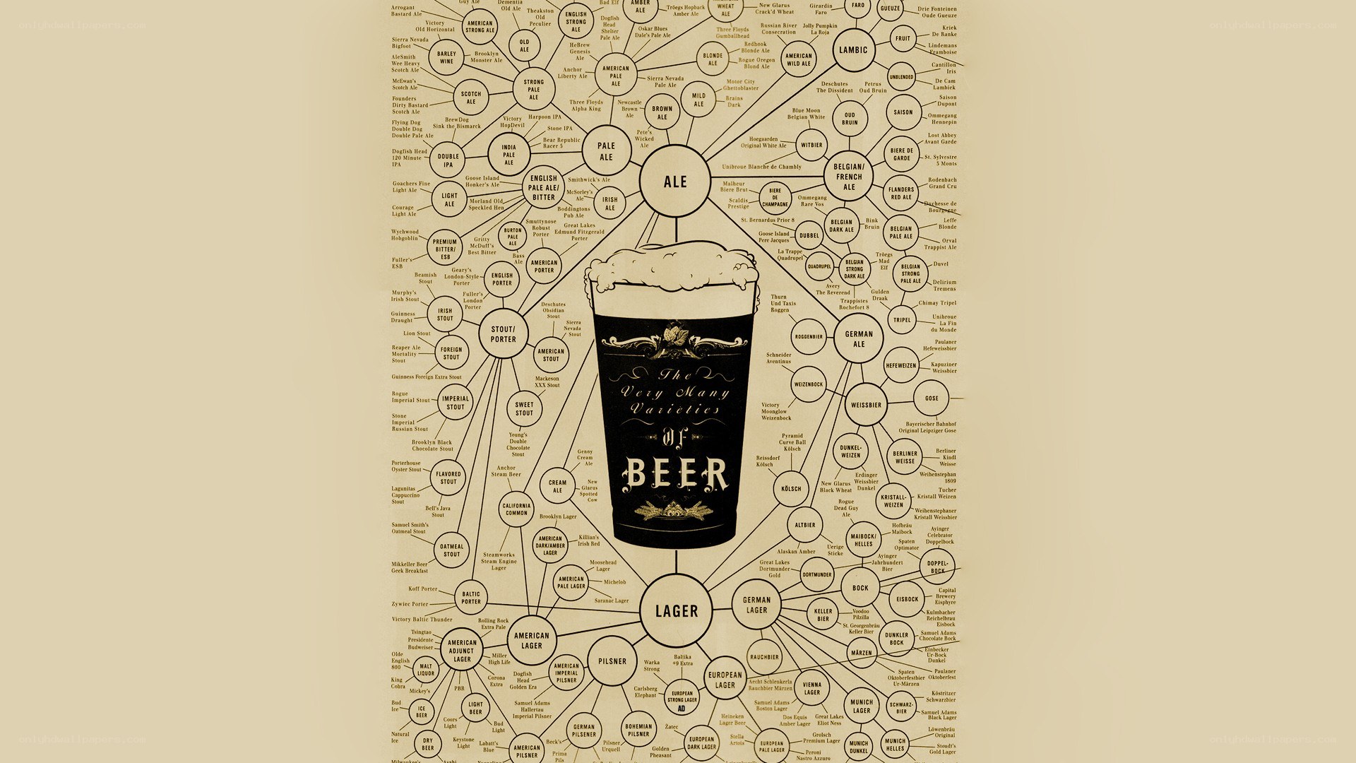 beer variety chart
