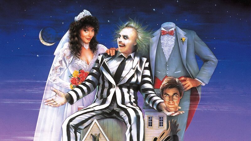 Beetlejuice Character with Couple