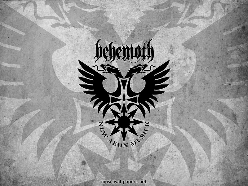 Behemoth band logo wallpaper