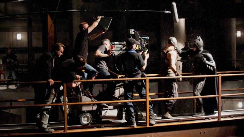Behind-the-scenes of Batman fight scene