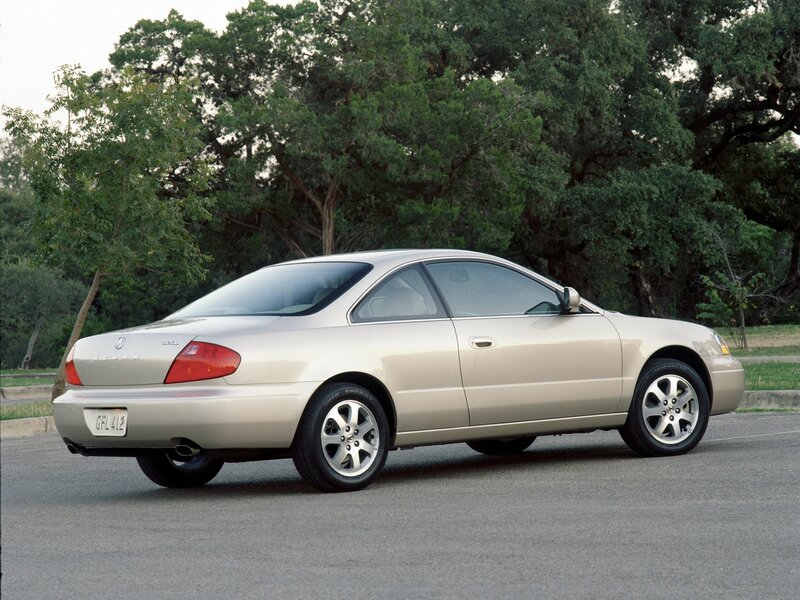 beige acura cl coupe
