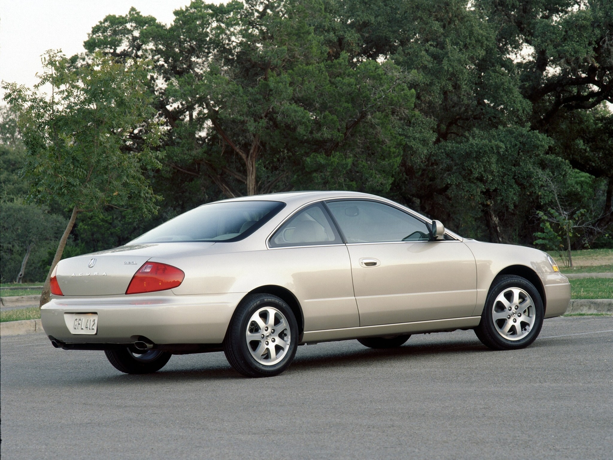 beige acura cl coupe
