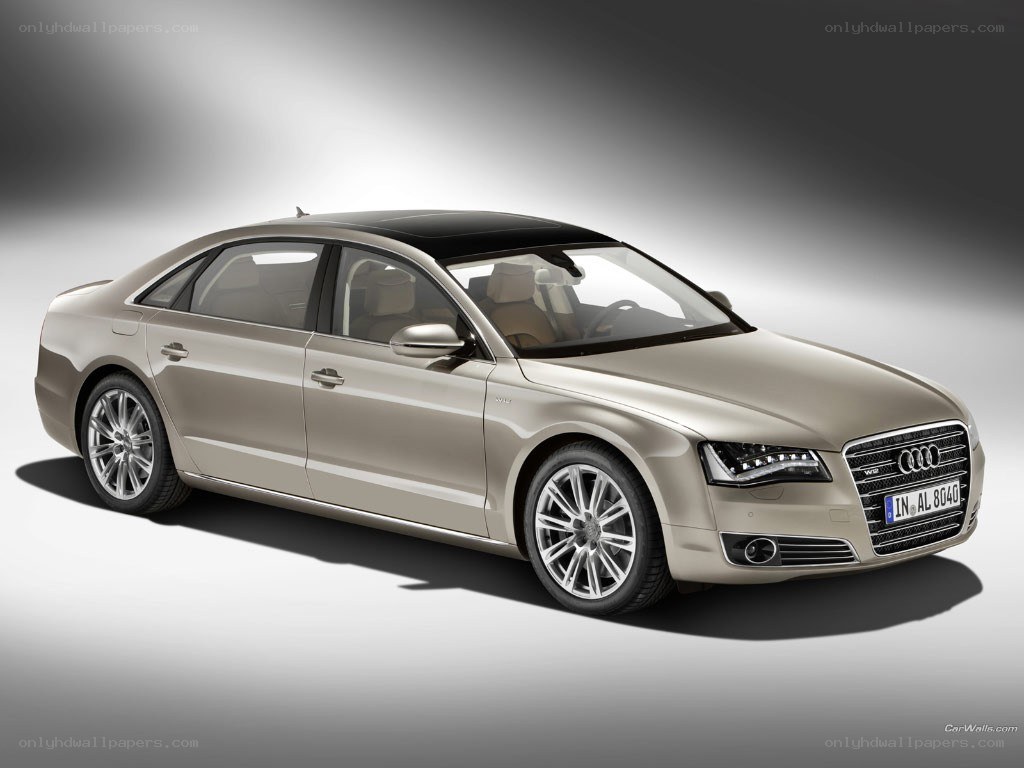 beige audi a8 sedan