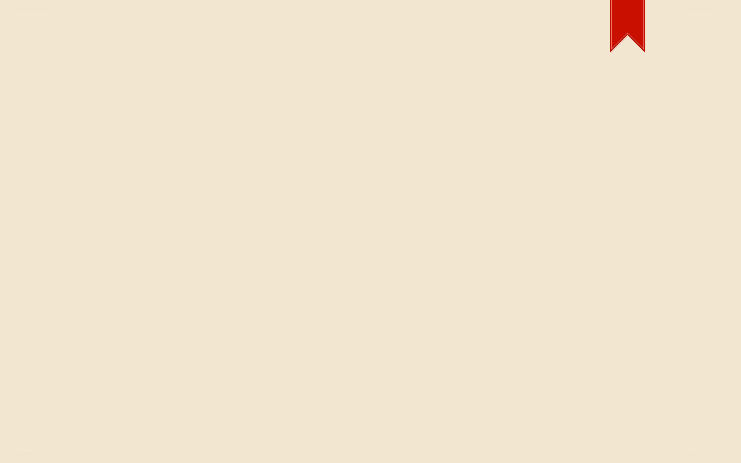 beige background with red bookmark