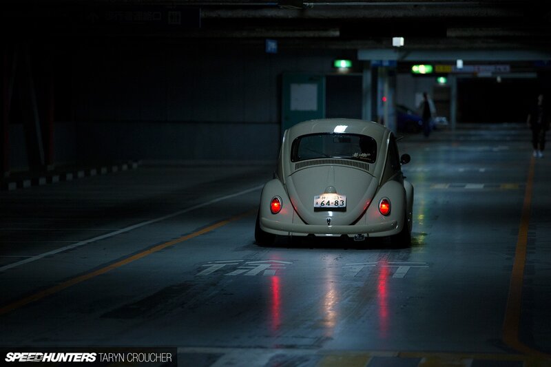 Beige Beetle Car