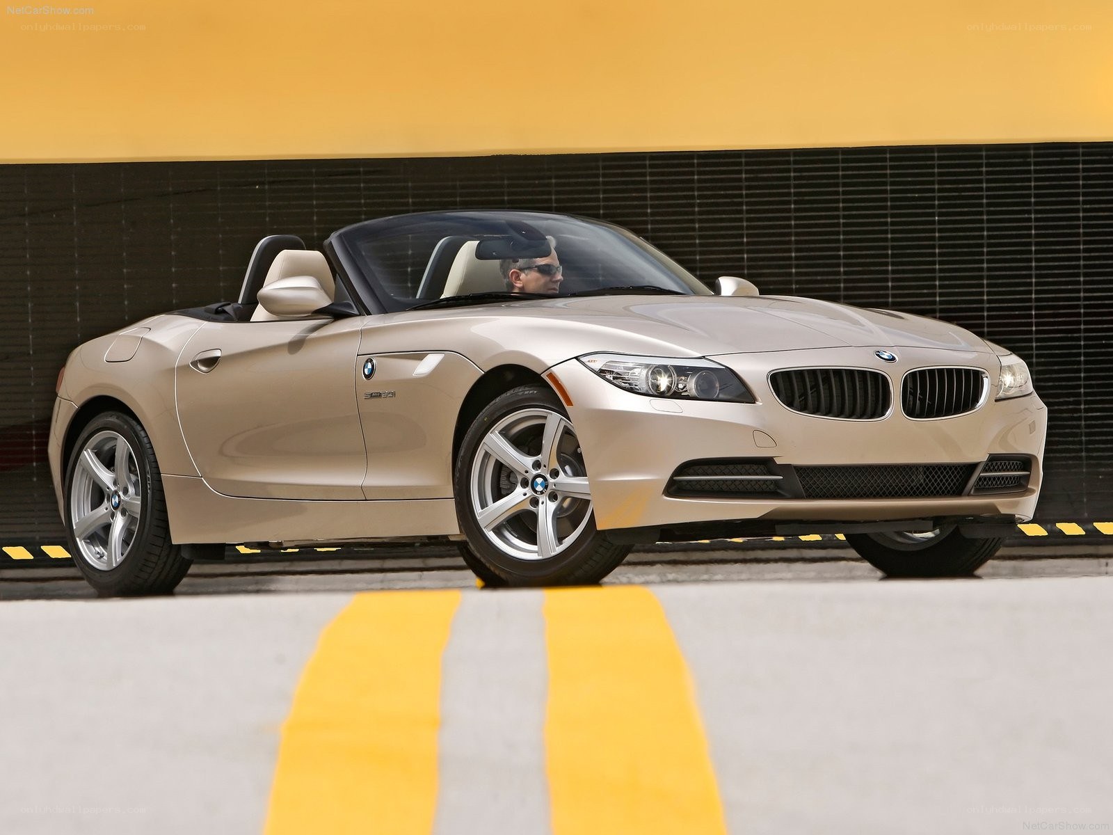 Beige BMW Z4 Roadster