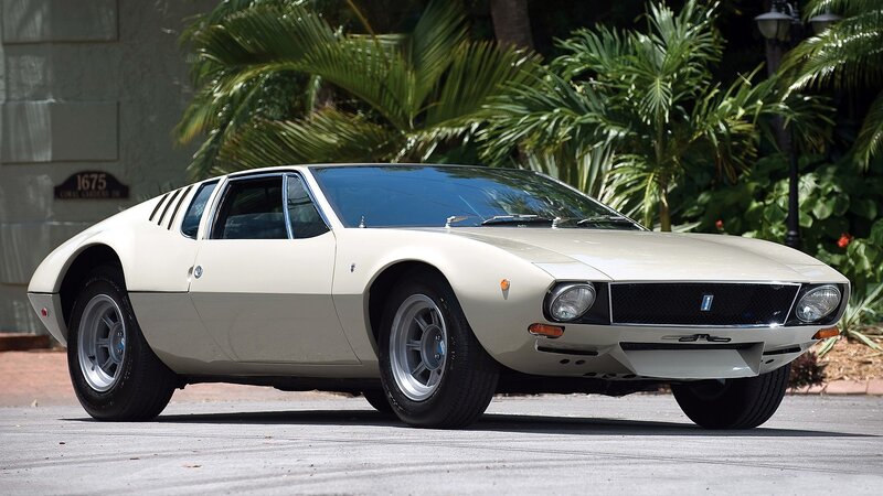 beige classic sports car