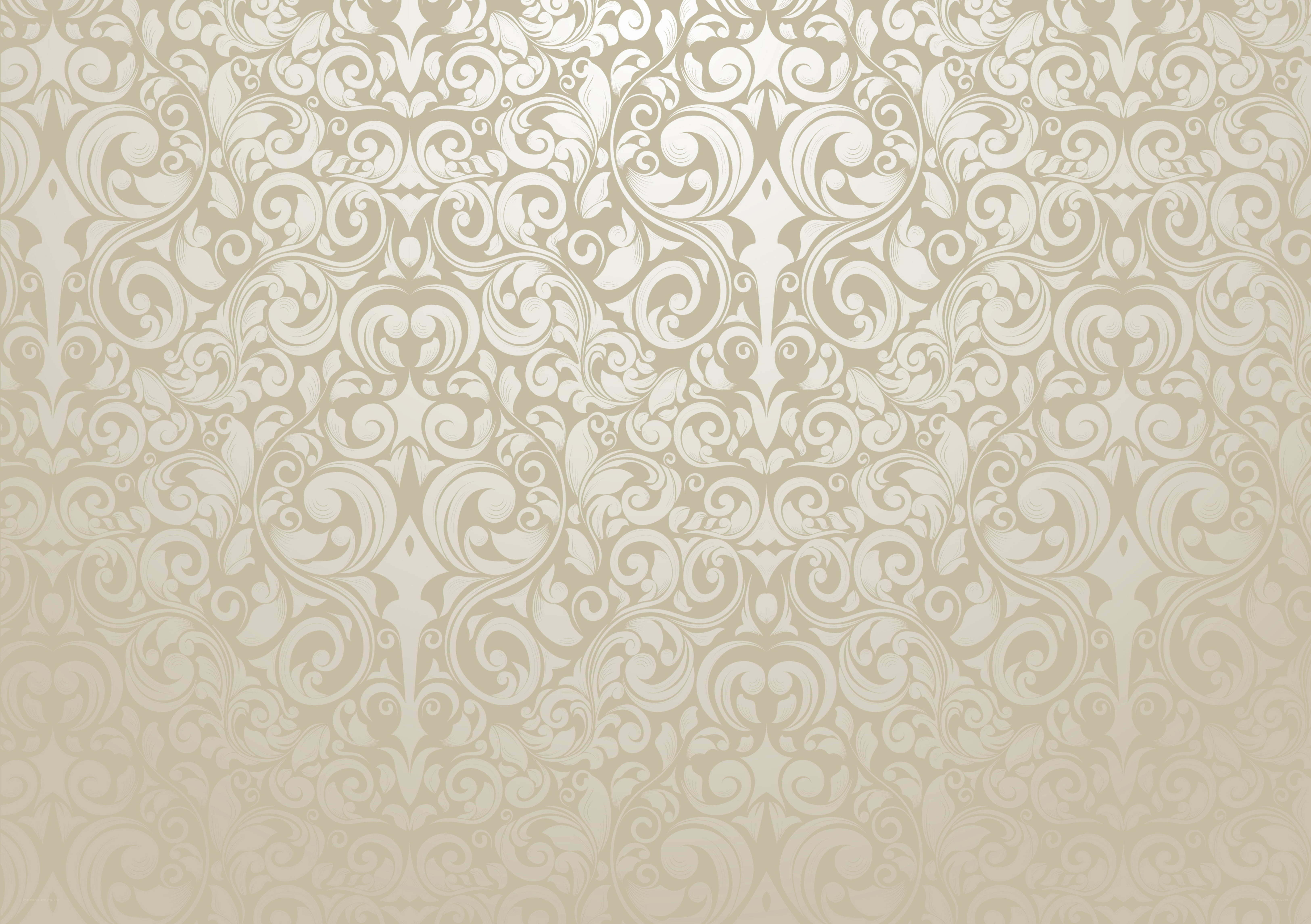 beige damask pattern
