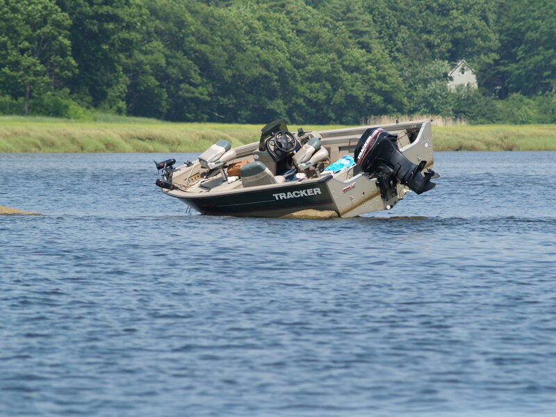 Beige Fishing Boat