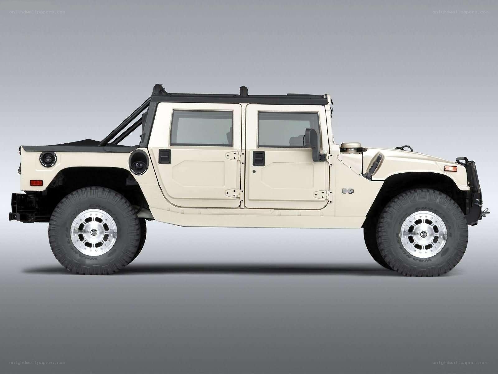beige hummer h1 suv