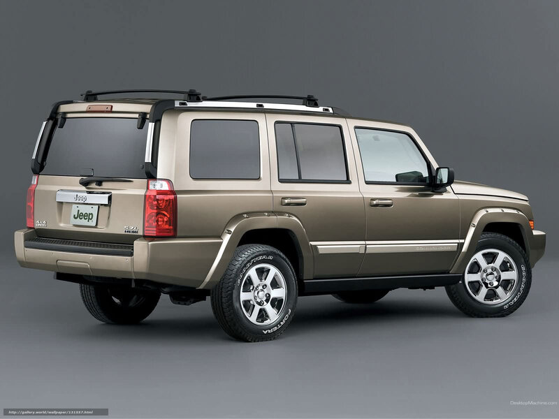 Beige Jeep Commander SUV