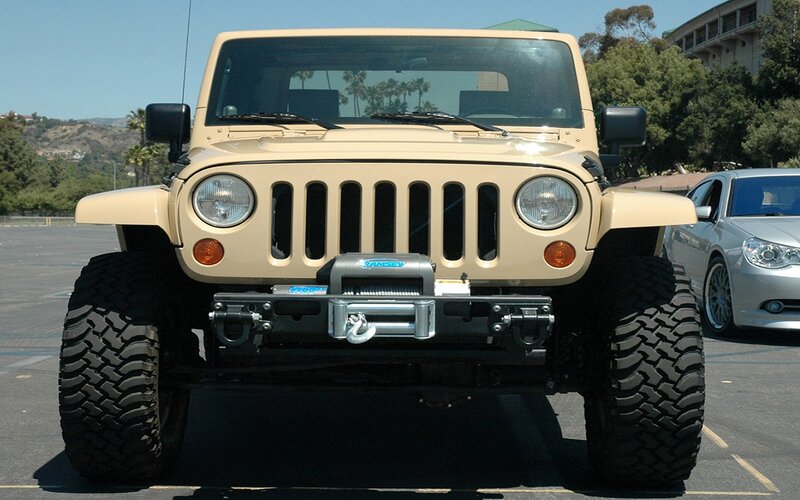 Beige Jeep Wrangler — Tan