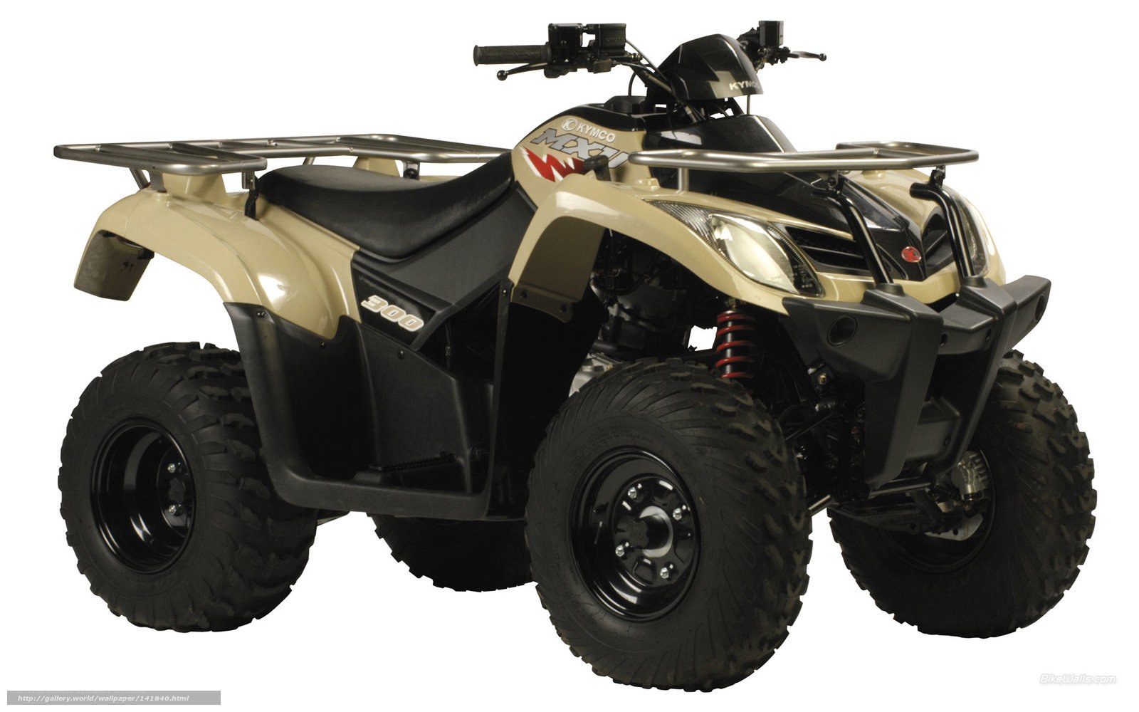 Beige Kymco ATV