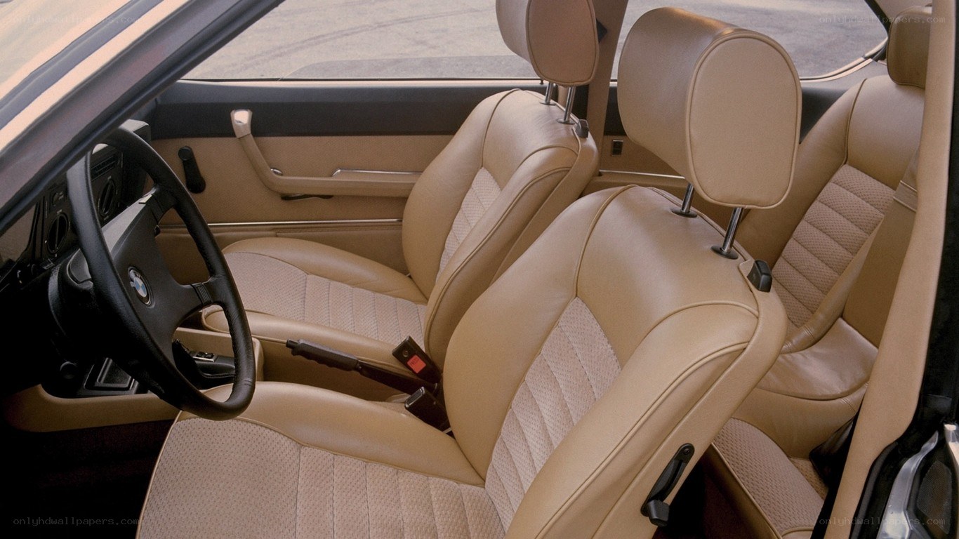 beige leather car interior