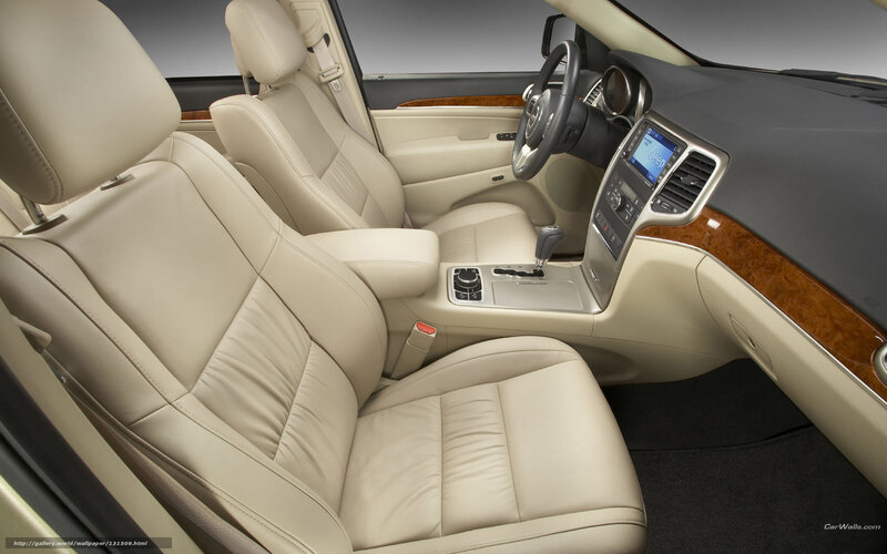 Beige Leather Car Interior — Neutral, Photograph, Steering Wheel