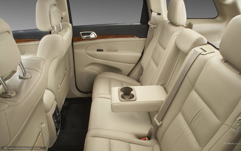 Beige Leather Car Seats — Neutral, Photograph